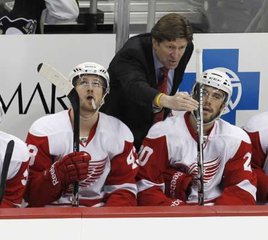 Detroit Red Wings head coach Mike Babcock .  REUTERS