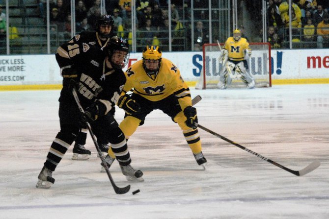 Shots from Western Michigan's 5-2 loss at Michigan - Nov 5, 2011. Photos by Sean Patrick Duross.