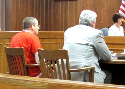 Quentin Louis (left) with attorney Edward Hunt Quentin Louis (left) with attorney Edward Hunt