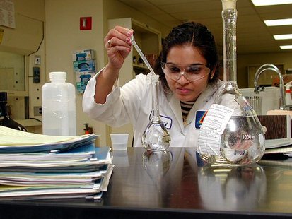 A Perrigo lab technician working in a Perrigo building. Photo courtesy of perrigo.com. A Perrigo lab technician working in a Perrigo building. Photo courtesy of perrigo.com.