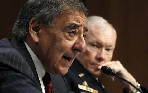 US Secretary of Defense Panetta and Chairman of the Joint Chiefs of Staff Army Gen. Dempsey testify at a hearing in Washington US Secretary of Defense Panetta and Chairman of the Joint Chiefs of Staff Army Gen. Dempsey testify at a hearing in Washington