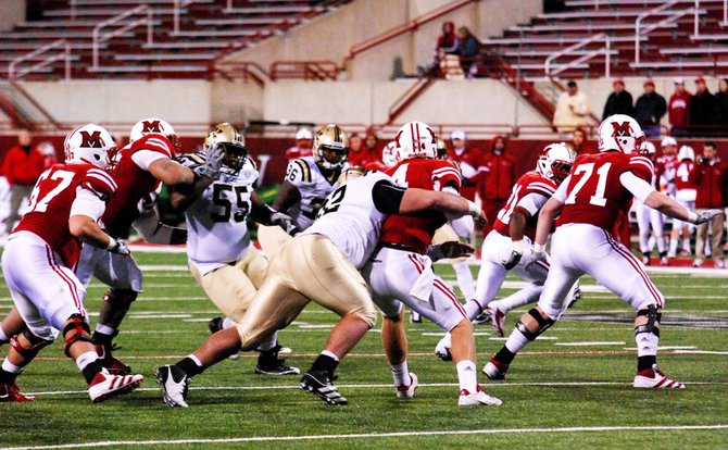 Shots from WMU's 24-21 win at Miami - 11/16/11. Photos by Sean Patrick Duross.