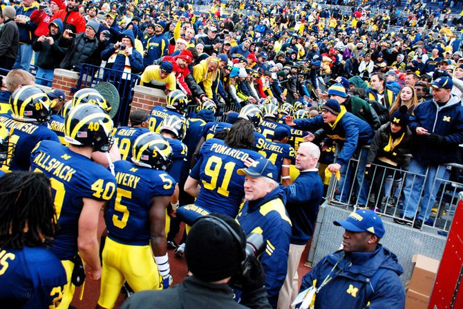 Shots from Michigan's 45-17 win over Nebraska - 11/19/11. Photos by Sean Patrick Duross.