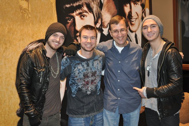 The Cab performed acoustically in Green Bay at our sister station on 11/19/11. Mike Mathers and Tony Waitekus made the trip to see them.