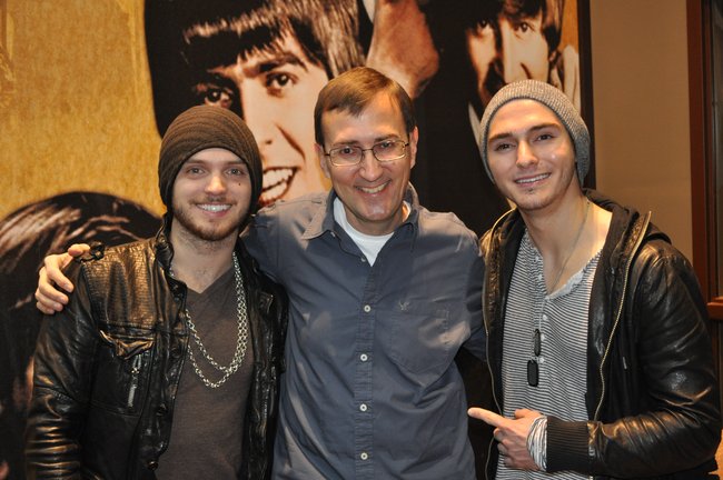 The Cab performed acoustically in Green Bay at our sister station on 11/19/11. Mike Mathers and Tony Waitekus made the trip to see them.