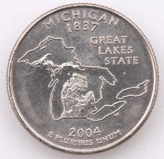 Michigan state quarter. Michigan state quarter.
