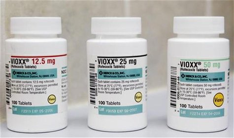 Bottles of VIOXX after Merck Research Laboratories announces voluntary withdrawal. Bottles of VIOXX after Merck Research Laboratories announces voluntary withdrawal.