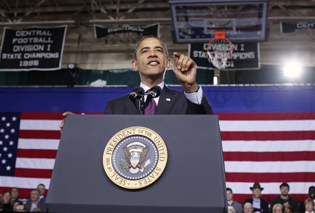 U.S. President Obama delivers remarks on the American Jobs Act at Manchester High School Central in Manchester U.S. President Obama delivers remarks on the American Jobs Act at Manchester High School Central in Manchester