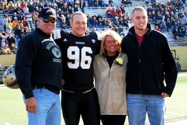 Western Michigan closes out the regular season at home with a 68-19 win over Akron.  Photos by Sean Patrick Duross.
