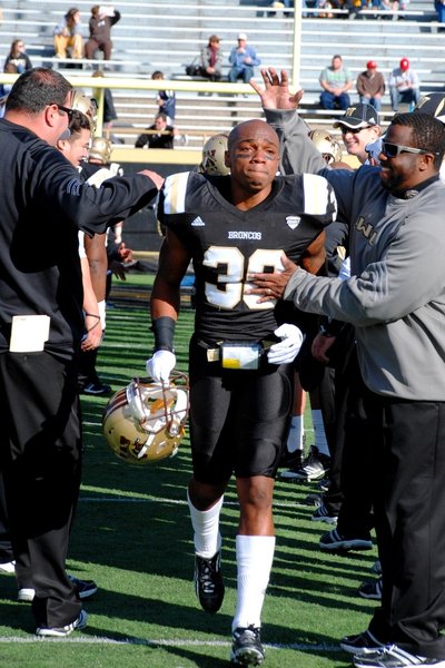 Western Michigan closes out the regular season at home with a 68-19 win over Akron.  Photos by Sean Patrick Duross.