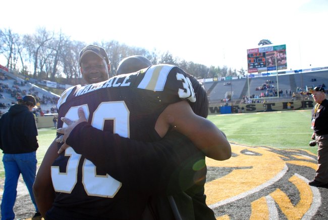 Western Michigan closes out the regular season at home with a 68-19 win over Akron.  Photos by Sean Patrick Duross.