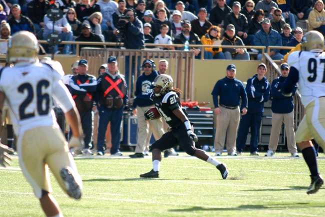 Western Michigan closes out the regular season at home with a 68-19 win over Akron.  Photos by Sean Patrick Duross.