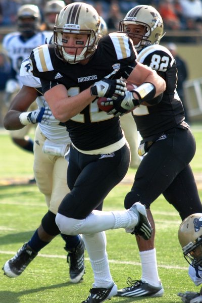 Western Michigan closes out the regular season at home with a 68-19 win over Akron.  Photos by Sean Patrick Duross.