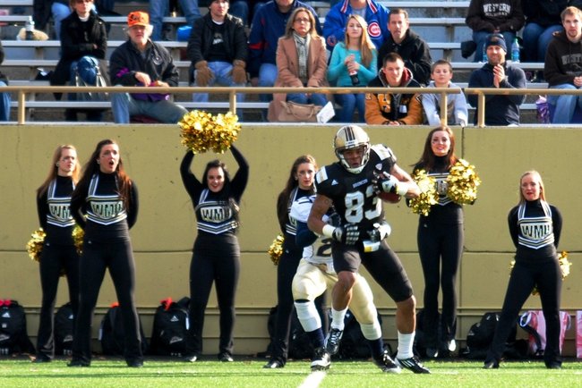 Western Michigan closes out the regular season at home with a 68-19 win over Akron.  Photos by Sean Patrick Duross.