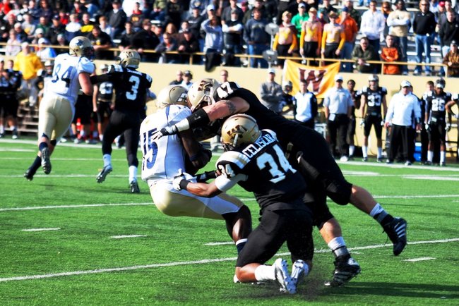 Western Michigan closes out the regular season at home with a 68-19 win over Akron.  Photos by Sean Patrick Duross.