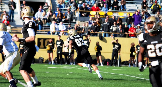 Western Michigan closes out the regular season at home with a 68-19 win over Akron. Photos by Sean Patrick Duross.