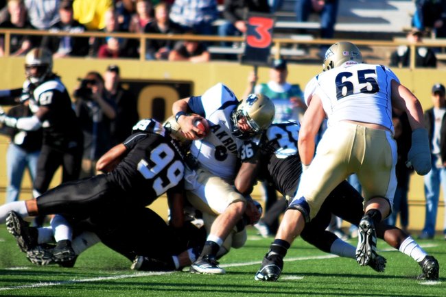 Western Michigan closes out the regular season at home with a 68-19 win over Akron.  Photos by Sean Patrick Duross.