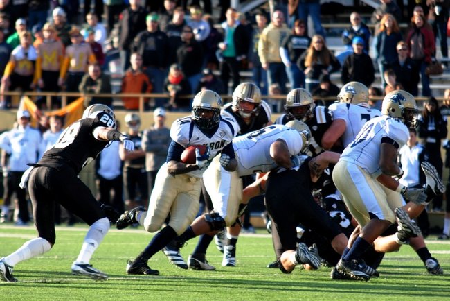 Western Michigan closes out the regular season at home with a 68-19 win over Akron.  Photos by Sean Patrick Duross.