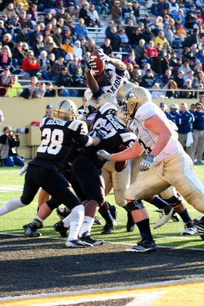 Western Michigan closes out the regular season at home with a 68-19 win over Akron.  Photos by Sean Patrick Duross.