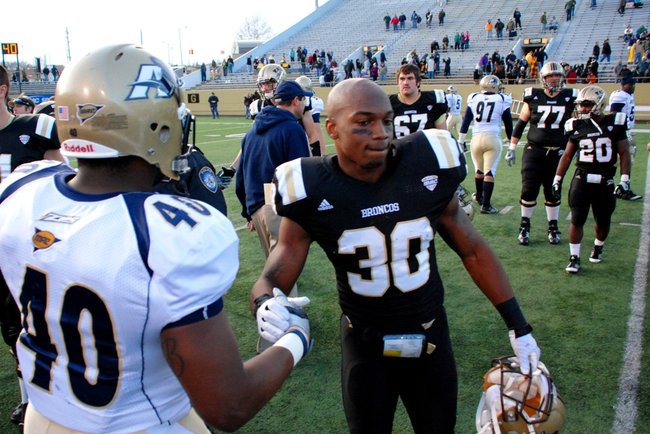 Western Michigan closes out the regular season at home with a 68-19 win over Akron.  Photos by Sean Patrick Duross.