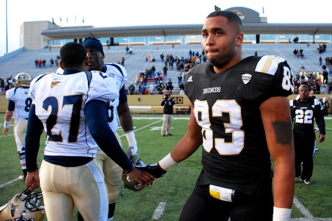 Western Michigan closes out the regular season at home with a 68-19 win over Akron. Photos by Sean Patrick Duross.
