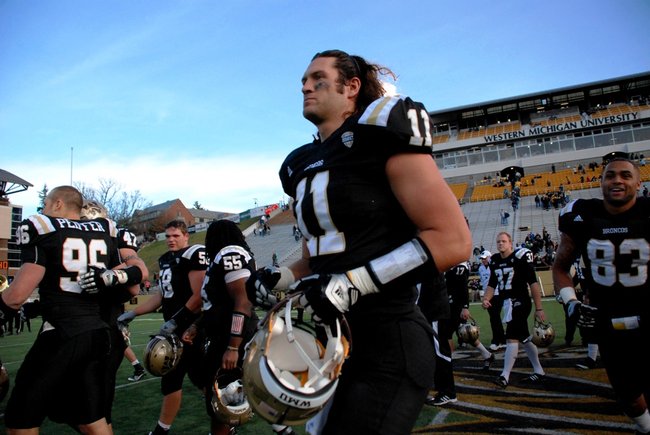 Western Michigan closes out the regular season at home with a 68-19 win over Akron.  Photos by Sean Patrick Duross.