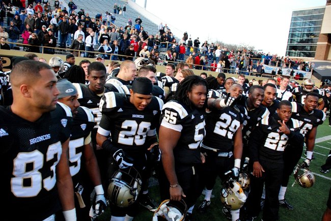 Western Michigan closes out the regular season at home with a 68-19 win over Akron.  Photos by Sean Patrick Duross.