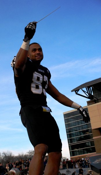 Western Michigan closes out the regular season at home with a 68-19 win over Akron.  Photos by Sean Patrick Duross.