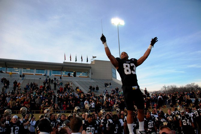 Western Michigan closes out the regular season at home with a 68-19 win over Akron. Photos by Sean Patrick Duross.