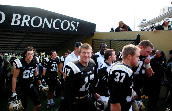 Western Michigan closes out the regular season at home with a 68-19 win over Akron. Photos by Sean Patrick Duross.