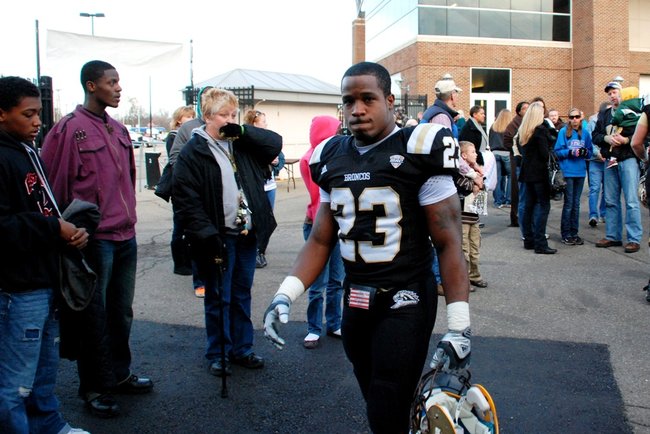 Western Michigan closes out the regular season at home with a 68-19 win over Akron.  Photos by Sean Patrick Duross.