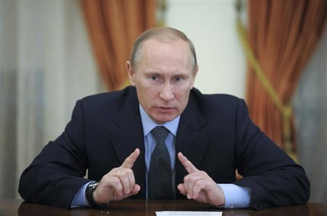 Russia's Prime Minister Vladimir Putin meets with the leadership of the United Russia political party at the Novo-Ogaryovo residence Russia's Prime Minister Vladimir Putin meets with the leadership of the United Russia political party at the Novo-Ogaryovo residence