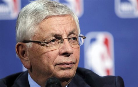 NBA Commissioner Stern speaks at a news conference in New York NBA Commissioner Stern speaks at a news conference in New York