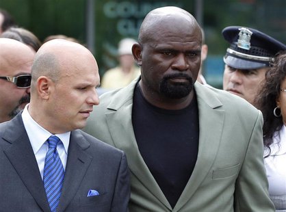 Former NFL football player Lawrence Taylor leaves Rockland County Court after pleading not guilty to third-degree rape charges after his arr Former NFL football player Lawrence Taylor leaves Rockland County Court after pleading not guilty to third-degree rape charges after his arr