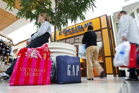 A woman rests while shopping at South Park mall in Charlotte A woman rests while shopping at South Park mall in Charlotte