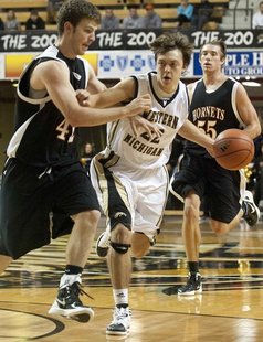 Broncos Freshman Guard Austin Richie started his first career game against Hope and finished with 13 points. Broncos Freshman Guard Austin Richie started his first career game against Hope and finished with 13 points.