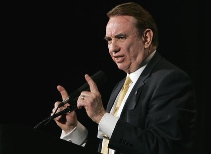 Thompson gestures as he speaks during a Unity Dinner in Iowa Thompson gestures as he speaks during a Unity Dinner in Iowa