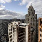 A general view of downtown Detroit's skyline in Detroit A general view of downtown Detroit's skyline in Detroit