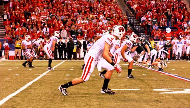 Wisconsin and Michigan State meet in the inaugural Big Ten Championship game at Lucas Oil Stadium December 3, 2011. The Badgers won 42-39. Photos by Sean Patrick Duross.