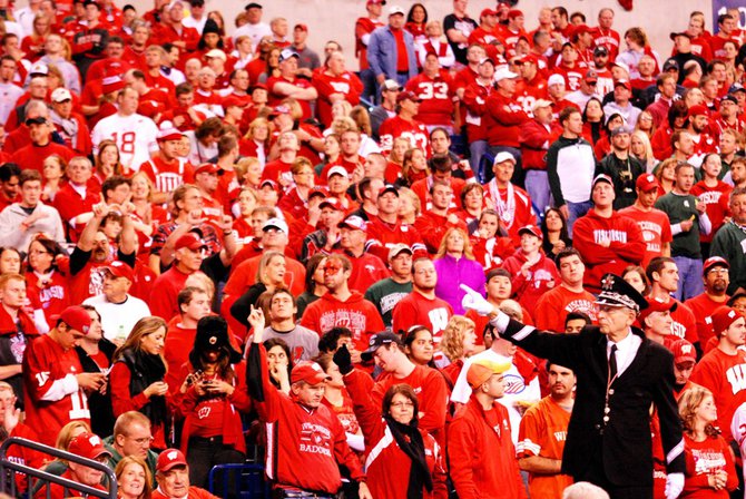 Wisconsin and Michigan State meet in the inaugural Big Ten Championship game at Lucas Oil Stadium December 3, 2011. The Badgers won 42-39. Photos by Sean Patrick Duross.