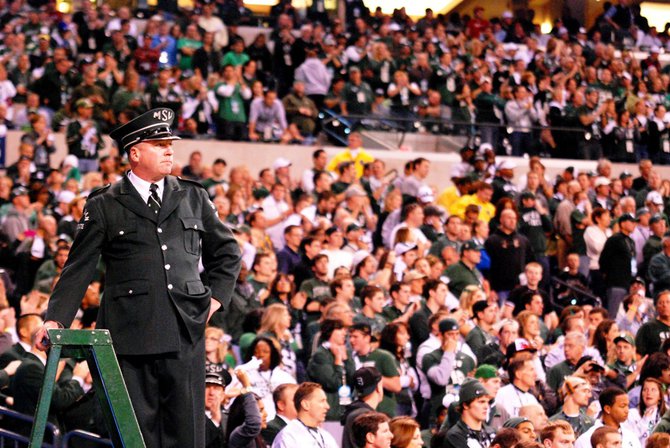 Wisconsin and Michigan State meet in the inaugural Big Ten Championship game at Lucas Oil Stadium December 3, 2011. The Badgers won 42-39. Photos by Sean Patrick Duross.