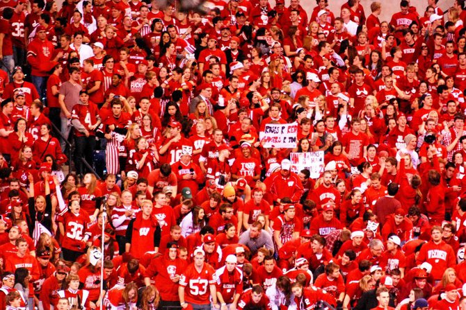 Wisconsin and Michigan State meet in the inaugural Big Ten Championship game at Lucas Oil Stadium December 3, 2011. The Badgers won 42-39. Photos by Sean Patrick Duross.