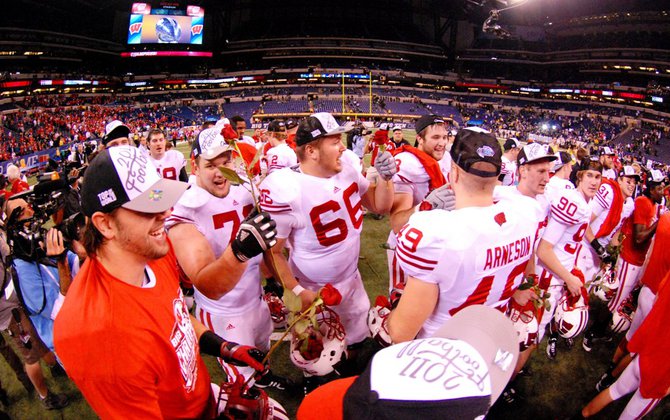 Wisconsin and Michigan State meet in the inaugural Big Ten Championship game at Lucas Oil Stadium December 3, 2011. The Badgers won 42-39. Photos by Sean Patrick Duross.