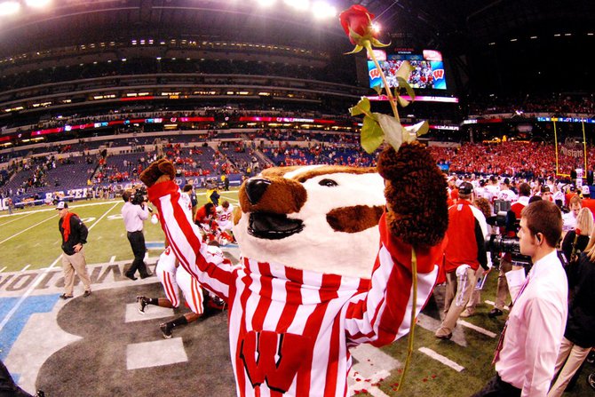Wisconsin and Michigan State meet in the inaugural Big Ten Championship game at Lucas Oil Stadium December 3, 2011. The Badgers won 42-39. Photos by Sean Patrick Duross.
