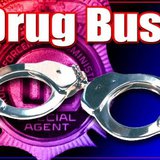 Drug bust graphic 