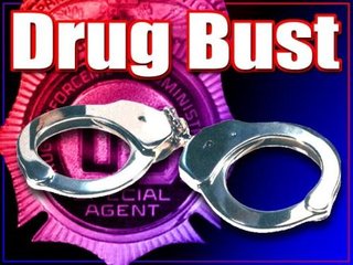 Drug bust graphic 