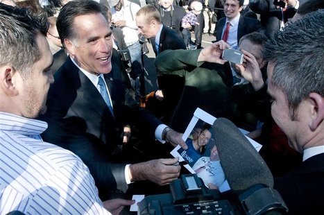 Republican presidential candidate former Massachusetts Governor Romney signs autographs and talks with supporters in Paradise Valley Republican presidential candidate former Massachusetts Governor Romney signs autographs and talks with supporters in Paradise Valley