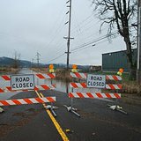 Road Closed Due to High Water