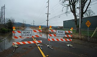 Road Closed Due to High Water