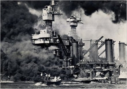 Attack on Pearl Harbor (U.S. Navy photo) Attack on Pearl Harbor (U.S. Navy photo)